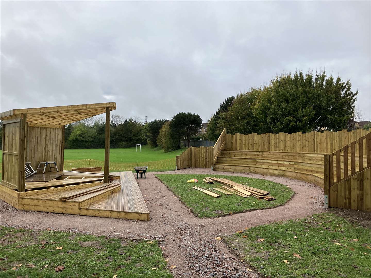 A new outdoor stage will also provide a new teaching area for lessons (60590052)