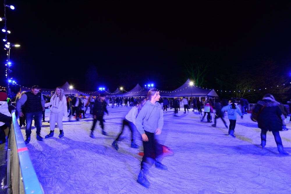 There will be two ice rinks and a Christmas market at this year's Skate experience. Picture: Tunbridge Wells Borough Council