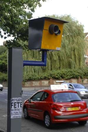The new speed camera in Loose Road