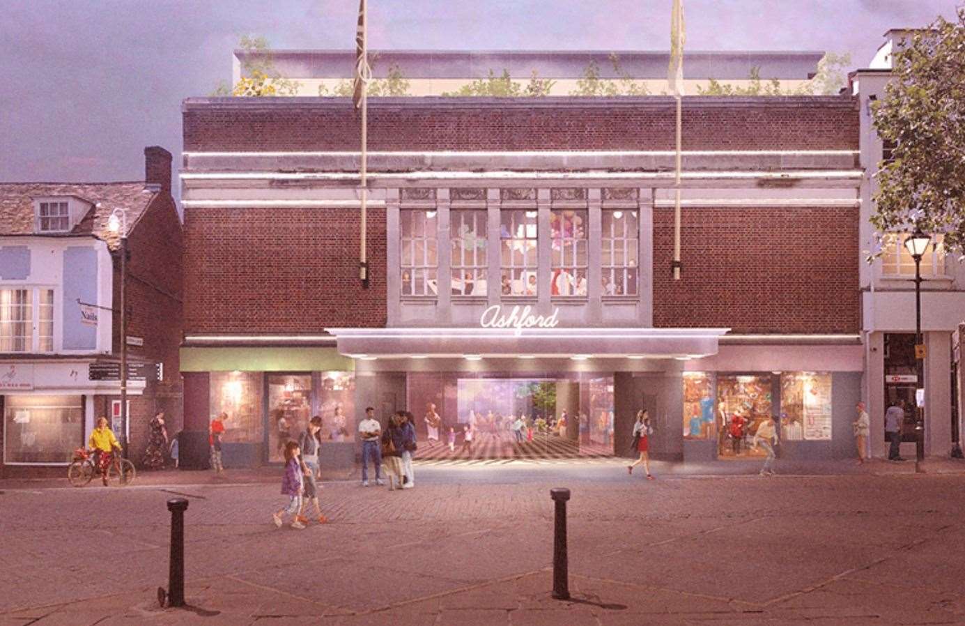How the redevelopment of the former bingo hall could look