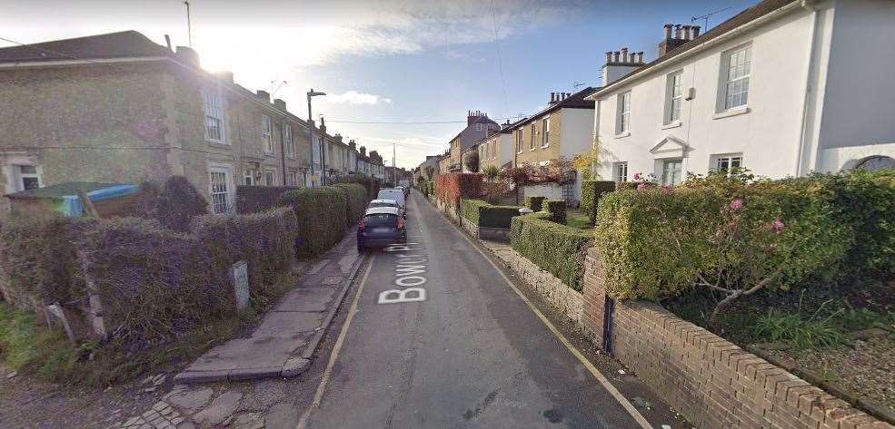 Bower Place, Maidstone, where a man indecently exposed himself Pic: Google Street View
