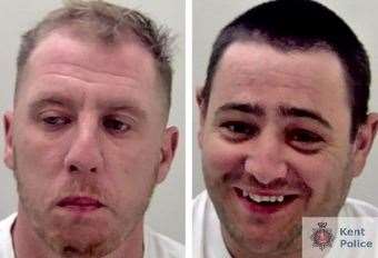 Jason Holloway and Davey Chambers were jailed last month. Picture: Kent Police