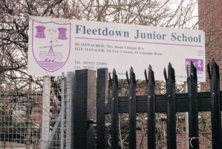 Fleetdown Junior School, where Mrs Du Preez worked