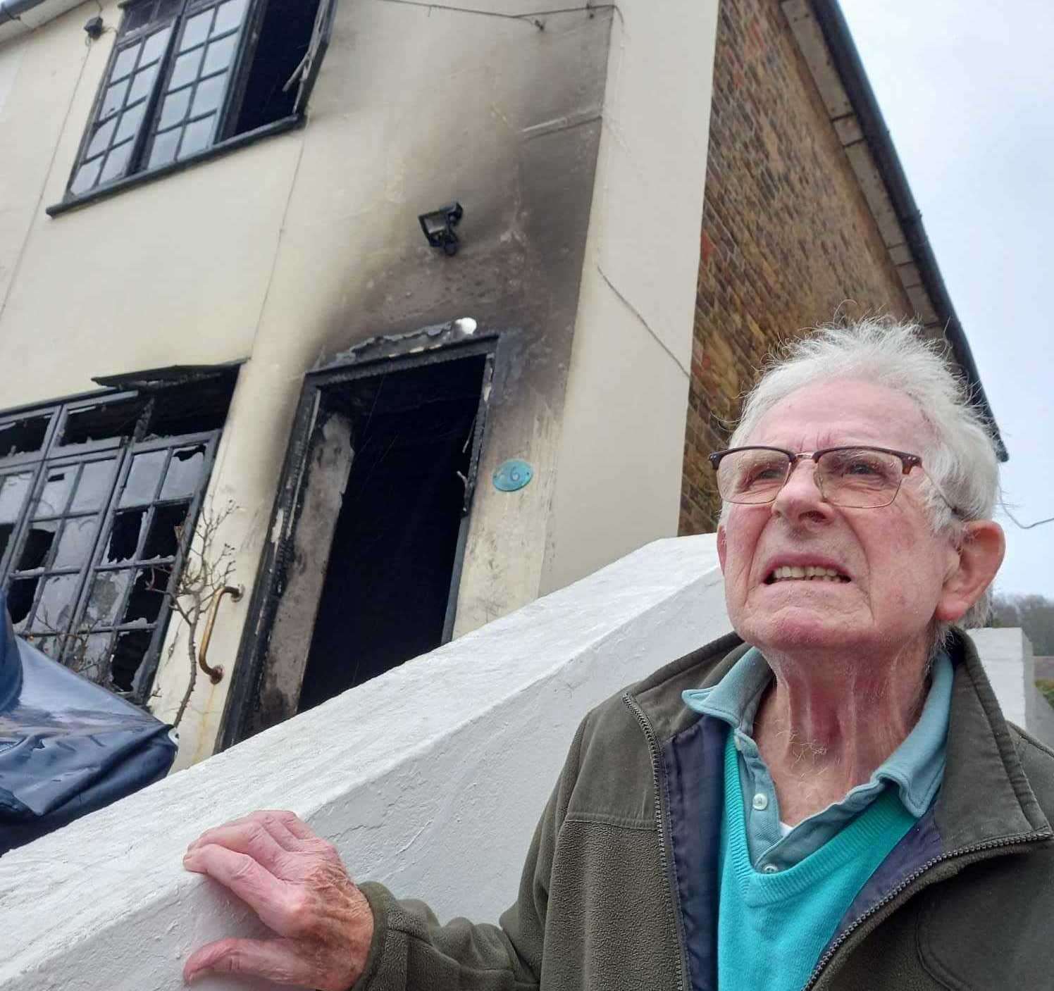 Mr Pratt, from Sandgate, saved his disabled neighbour's life after a fire broke out in her home. Picture: Annette Pratt