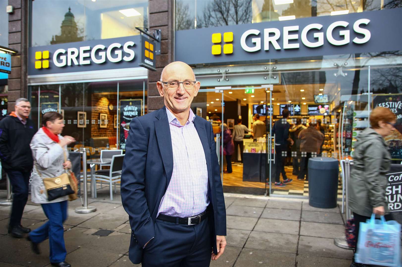 Greggs chief executive Roger Whiteside told staff he hopes to have all stores reopen by July 1 (Greggs/PA)