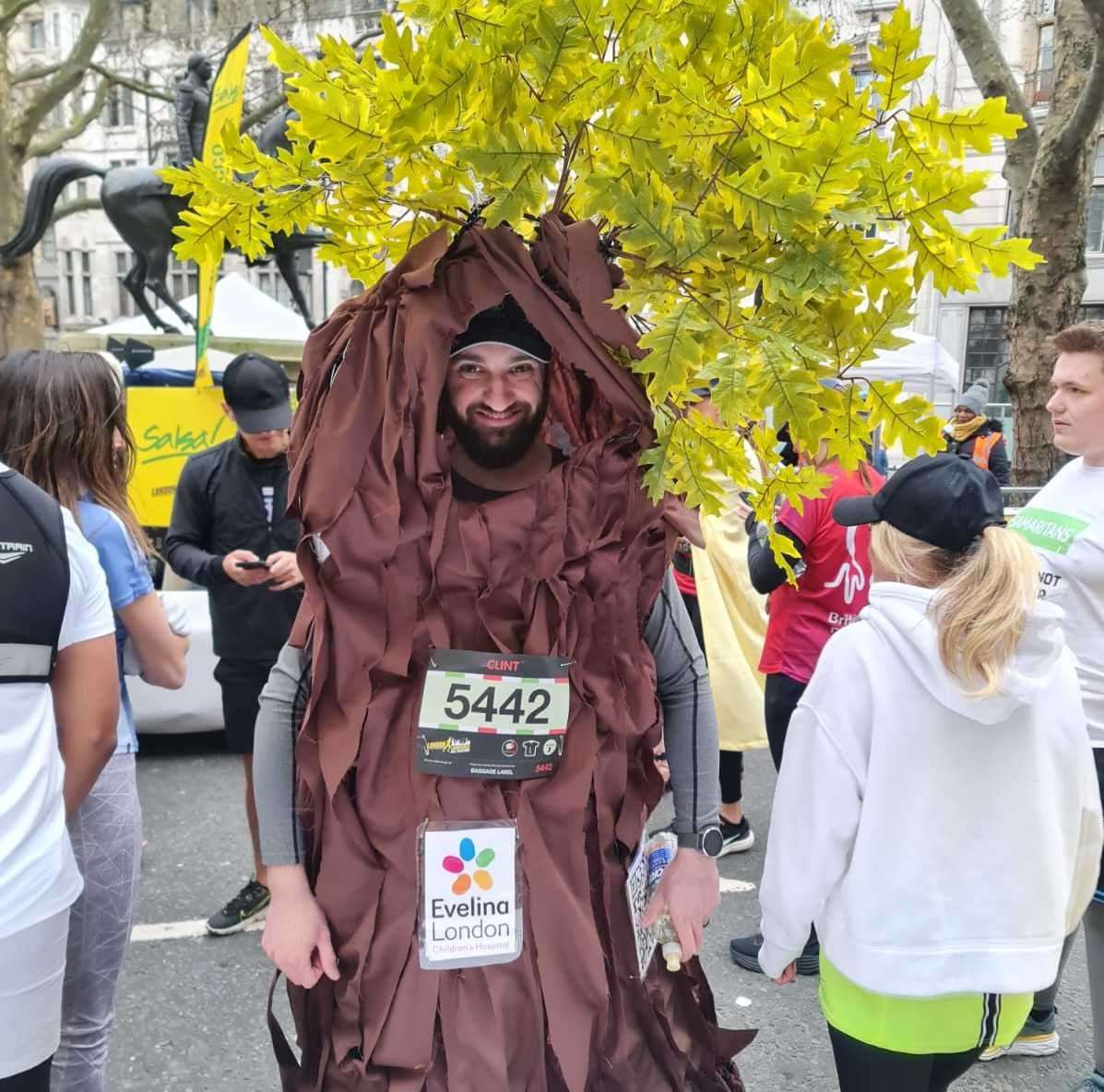 Clint Holman, from Sittingbourne, ran the London Landmarks Half Marathon. Picture: NHS Foundation Trust