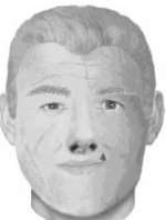 An e-fit image of the man police are hunting