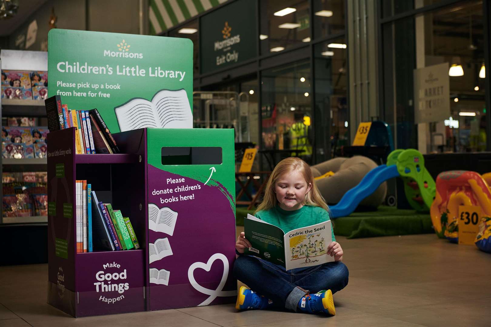 Morrisons has launched book donation and exchange stations for children