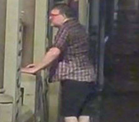 Police have released CCTV of a man they would like to identify after a reported sexual assault in Canterbury High Street. Picture: Kent Police
