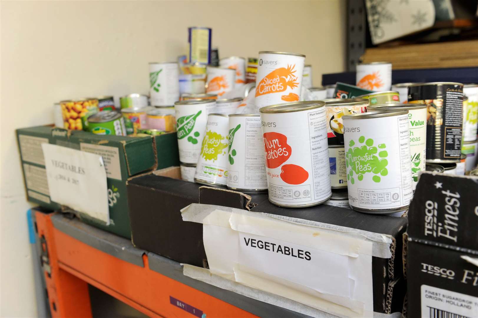 Gravesham Foodbank appeal at the Methodist Church. Picture: Simon Hildrew