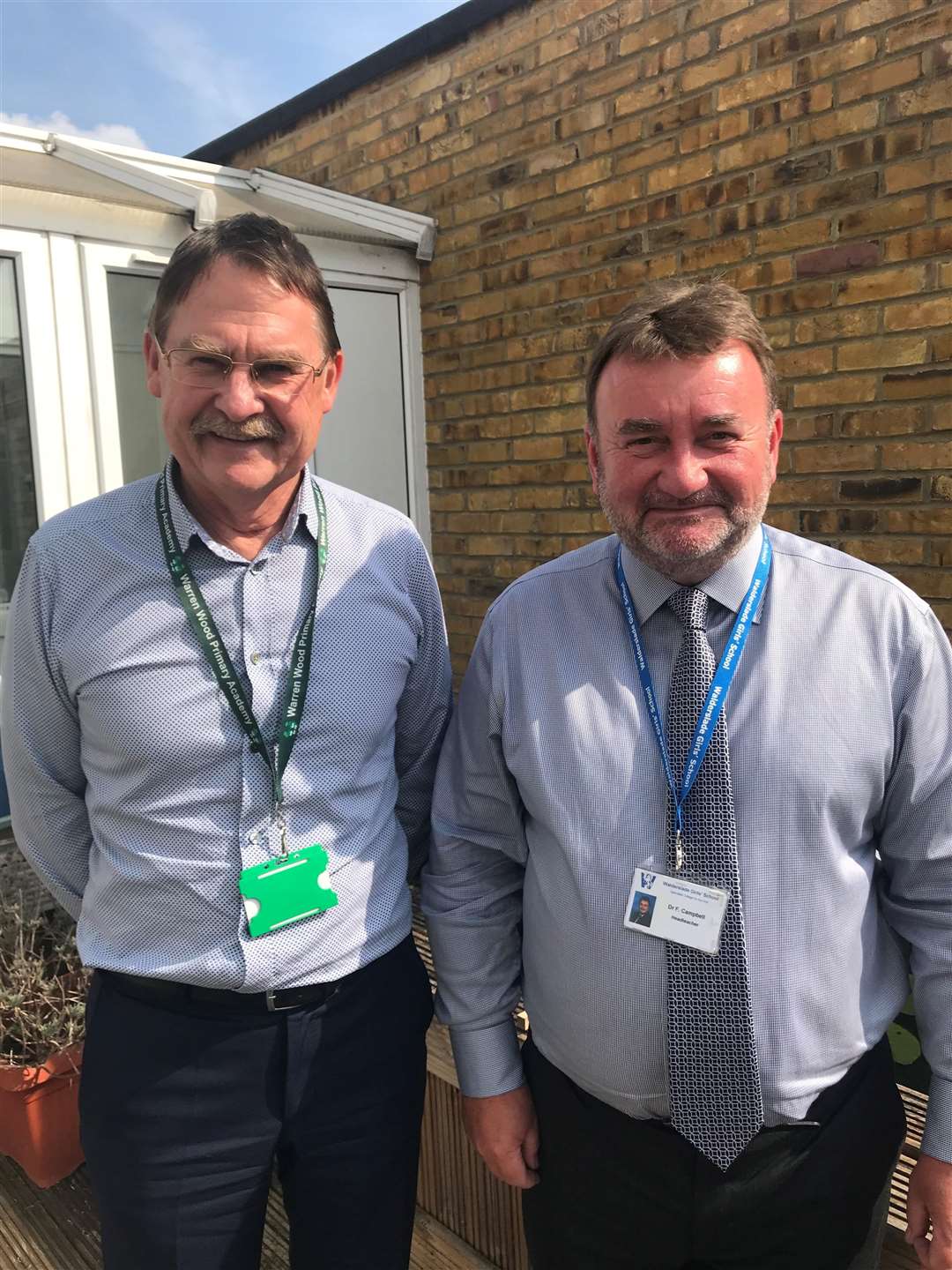 Andrew Reese, CEO Greenacre Academy Trust and Dr Fraser Campbell, Head of Walderslade Girls School (2) (3984516)
