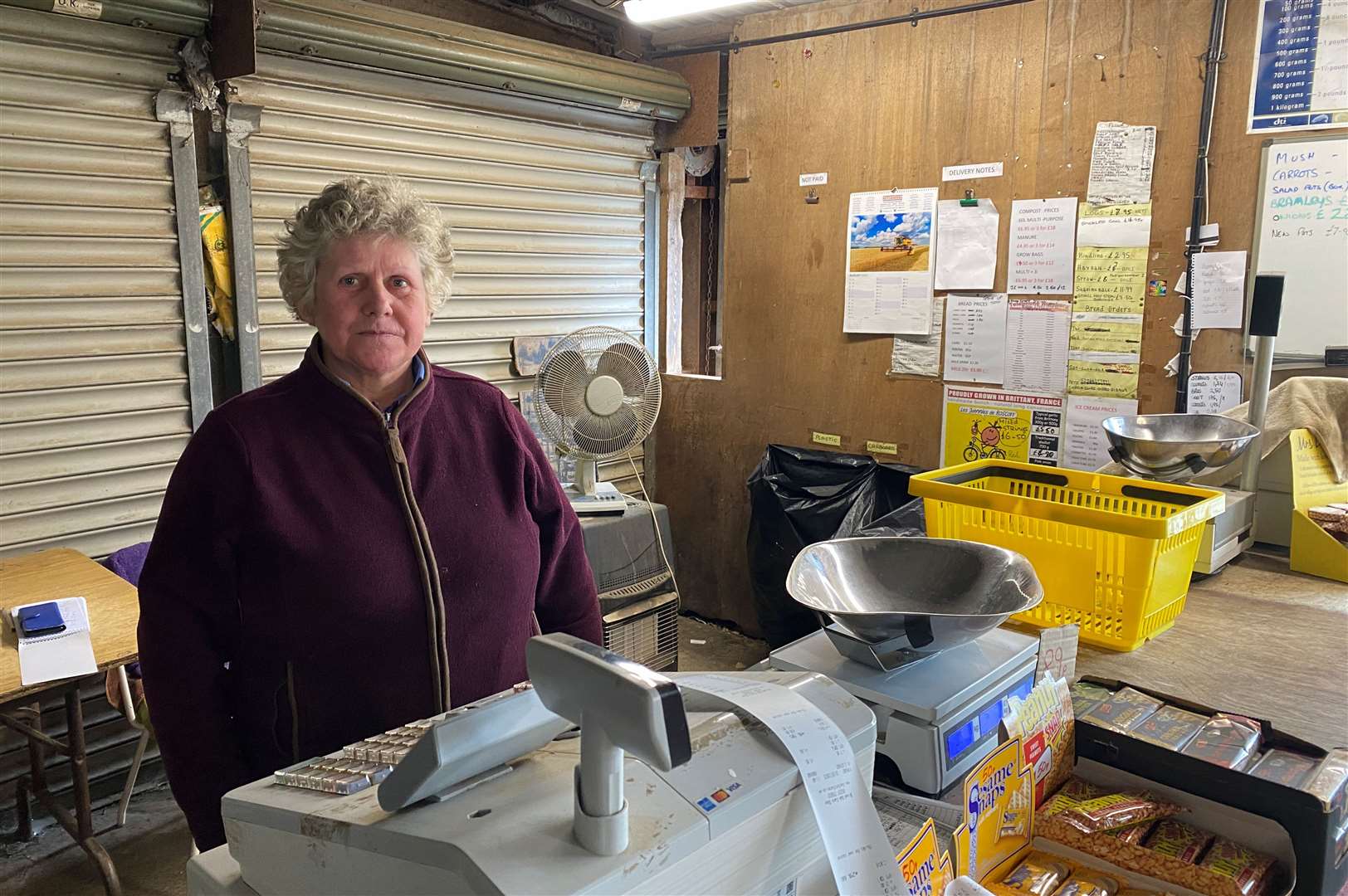 Joanna Miles has worked at the Broad Oak Farm Shop for 17 years