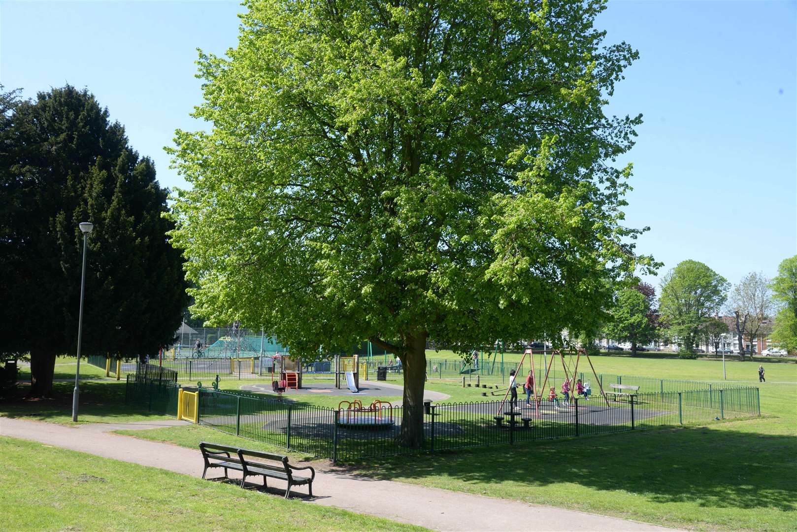 Faversham Recreation Ground as it is today.