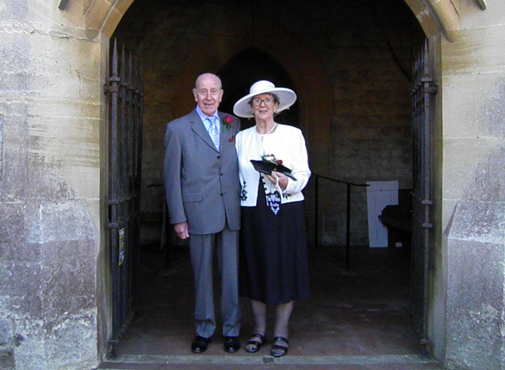 Kent couple Harold and Doreen Bradley, who were 93 and 83 respectively when they married last year
