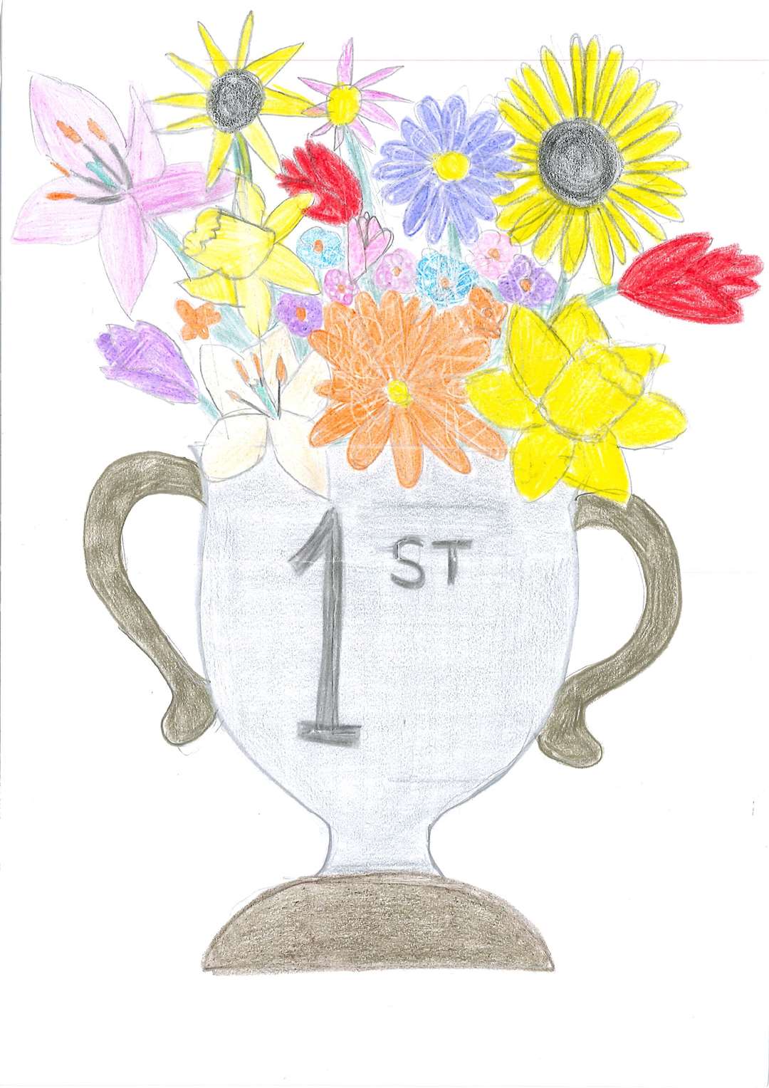 Lucia De Cicco was runner up in the Walmer in Bloom Poster Competition