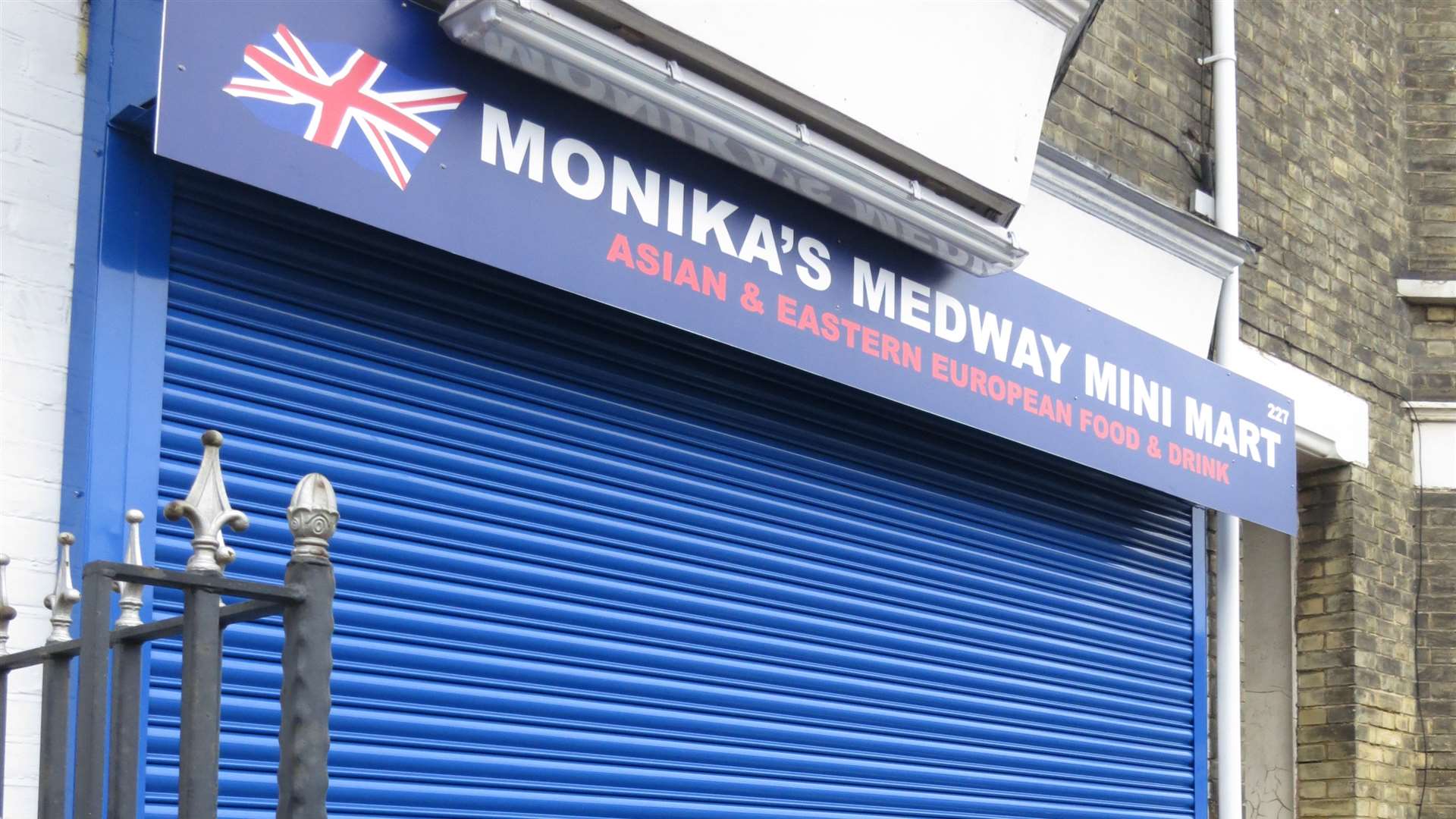 One of the shops to be shut down: Monika’s Mini Market of Canterbury Street, Gillingham.