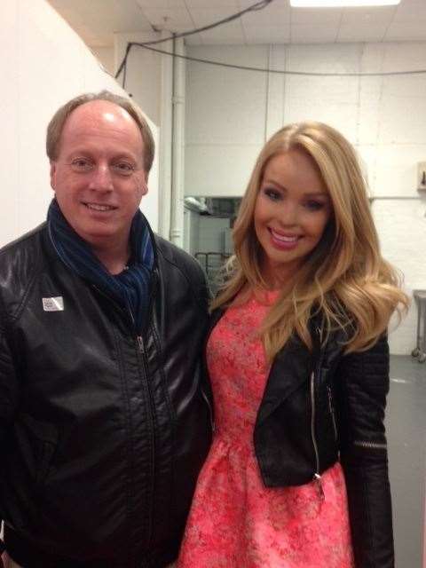 Colin Smith MBE with one of his heroes Katie Piper, whose foundation he has supported (43774463)