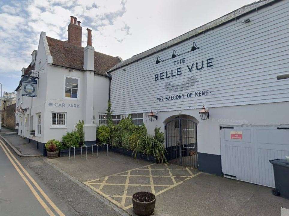 Shepherd Neame, the Kent-based brewery that runs the Belle Vue, says the service the customer received met its “usual high standards”. Picture: Google
