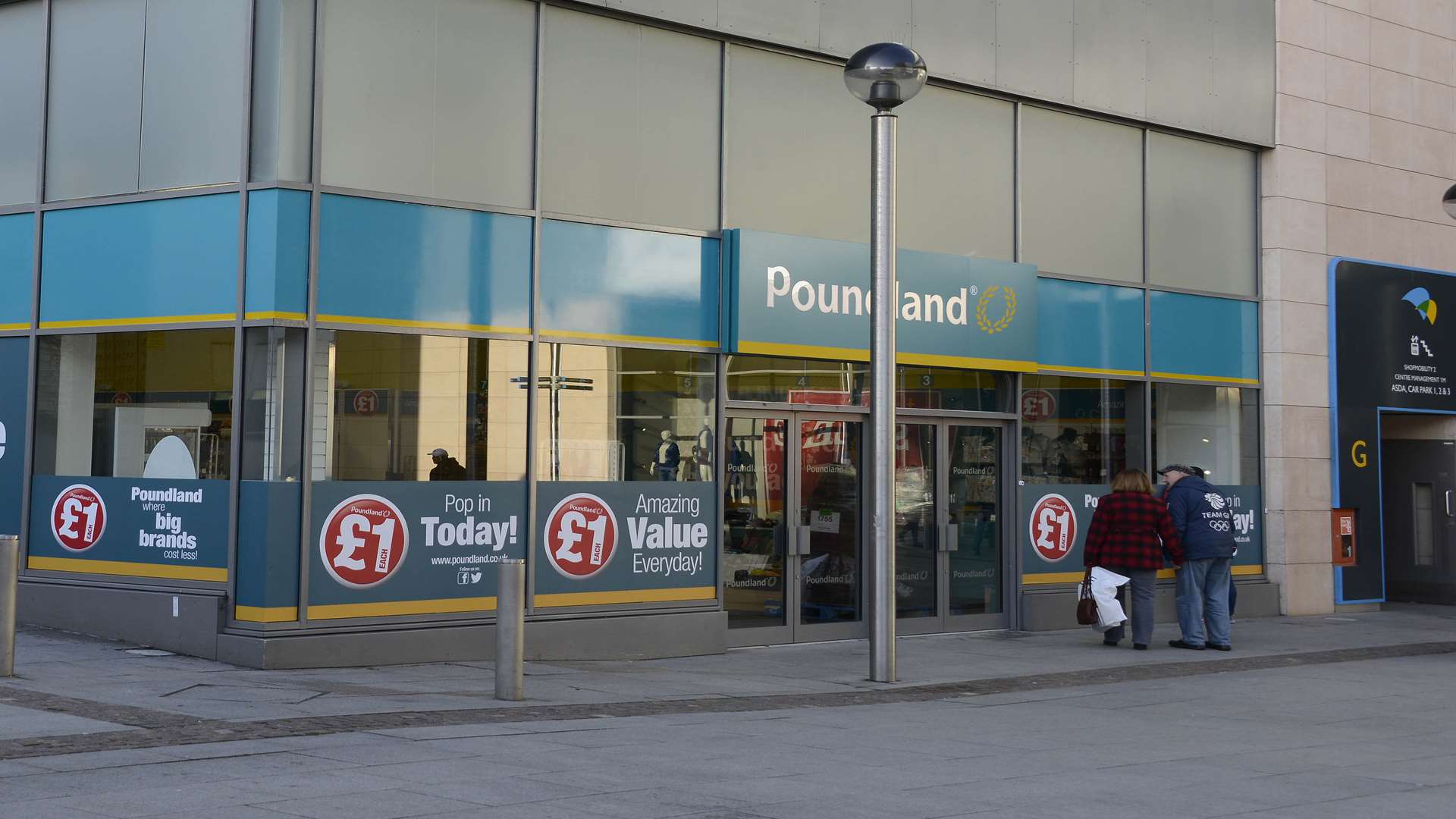 Poundland in Bouverie Place, Folkestone