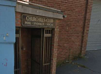 The entrance to Churchill's Club in Harbour Way, Folkestone. Picture: Google