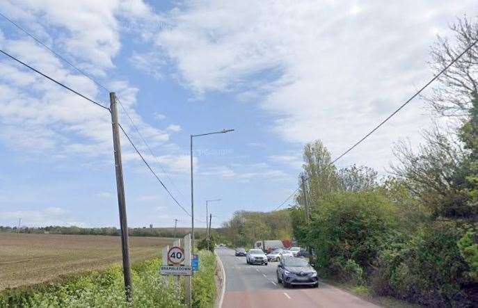 The crash happened on Lower Road, between Queensborough and Eastchurch. Picture: Google