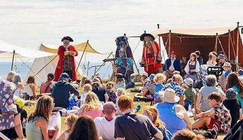 There are pirate-themed days at Dover Castle during the summer holidays. Picture: English Heritage