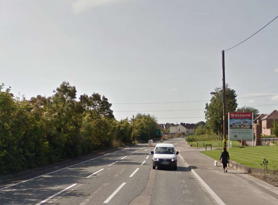The A228, Formby Road was closed in both directions. Pic: Google Maps