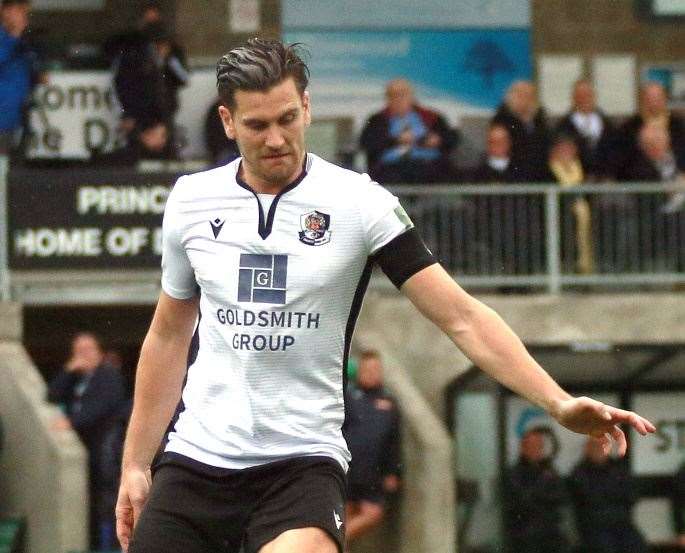 Captain Tom Bonner is staying at Dartford Picture: Phil Lee