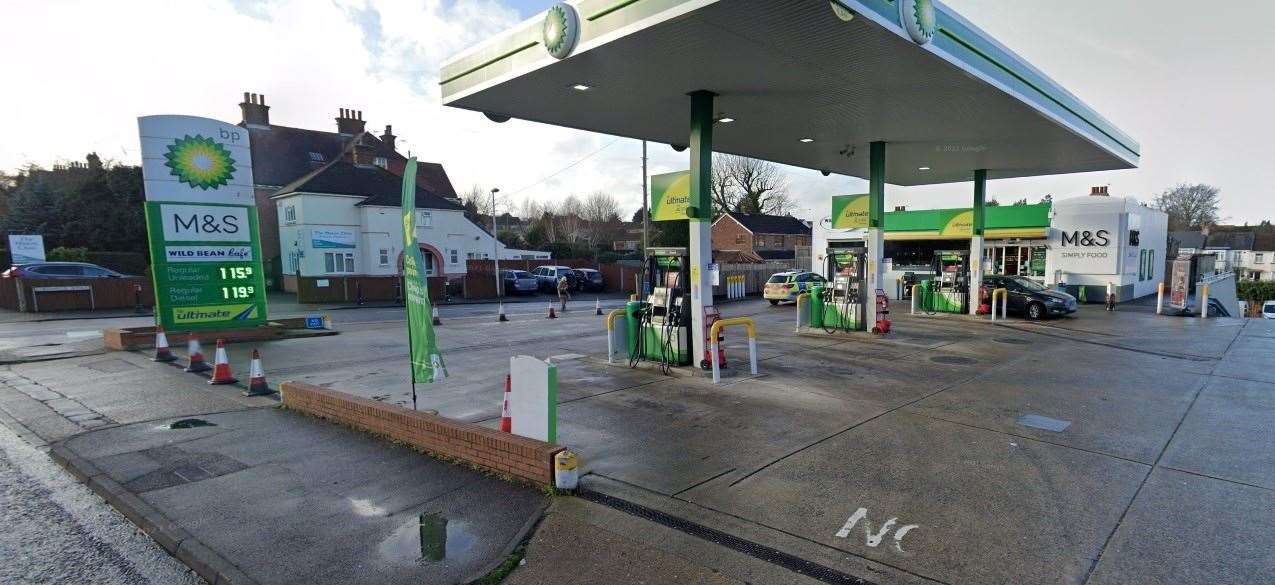 The BP petrol station in Maidstone Road, Chatham. Picture: Picture: Google