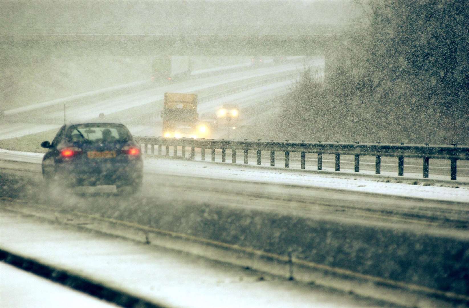 Motorists are warned to be careful on the roads. Stock image: Terry Scott