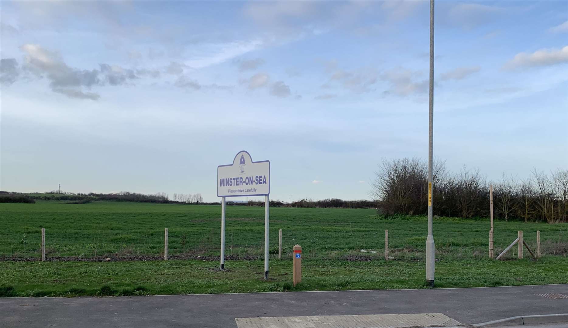 The site at Barton Hill Drive, Minster, Sheppey