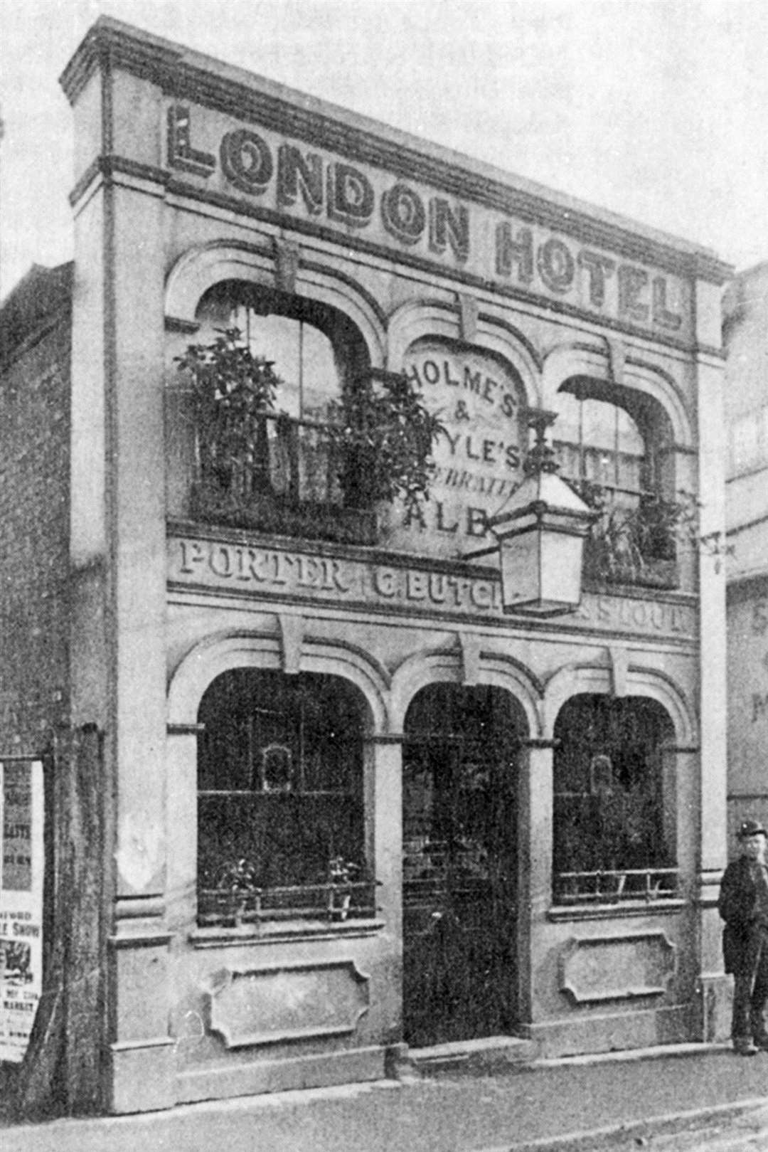 The London Hotel, used to operate at 110 Week Street Picture: Amberley Publishing