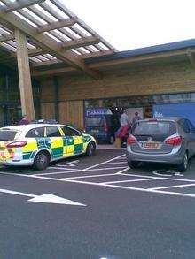 Car crashes into Dobbies, Gillingham.