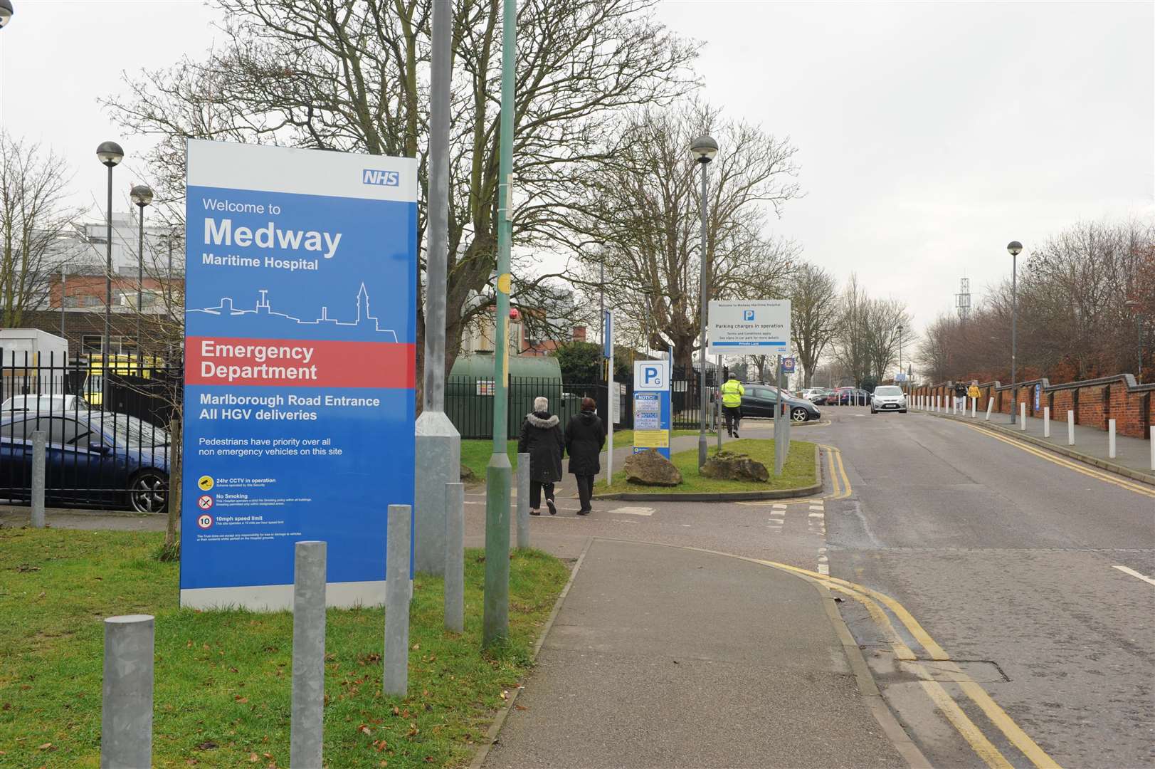 Medway Maritime Hospital.Staff complaining about security at the park & ride.Picture: Steve Crispe FM5046544 (2689143)