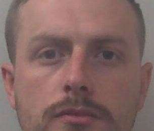 Luke Priestman has been jailed after attacking man with a glass Pic: Kent Police