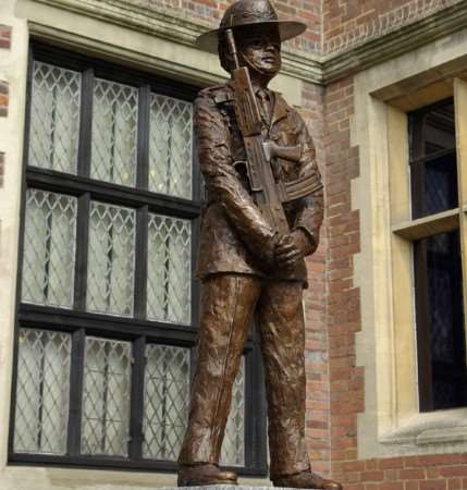 The statue is outside Maidstone Museum. Picture: Dan Daley