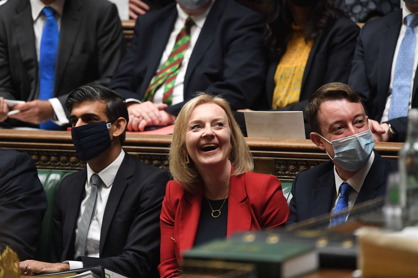 Rishi Sunak and Liz Truss in the Commons (UK Parliament/Jessica Taylor/PA)