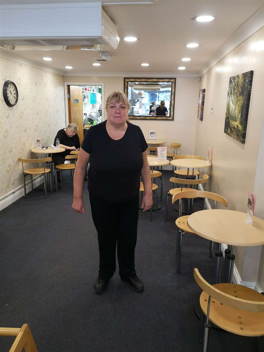 Debbie Hellier runs the Crumbs cafe in King Street
