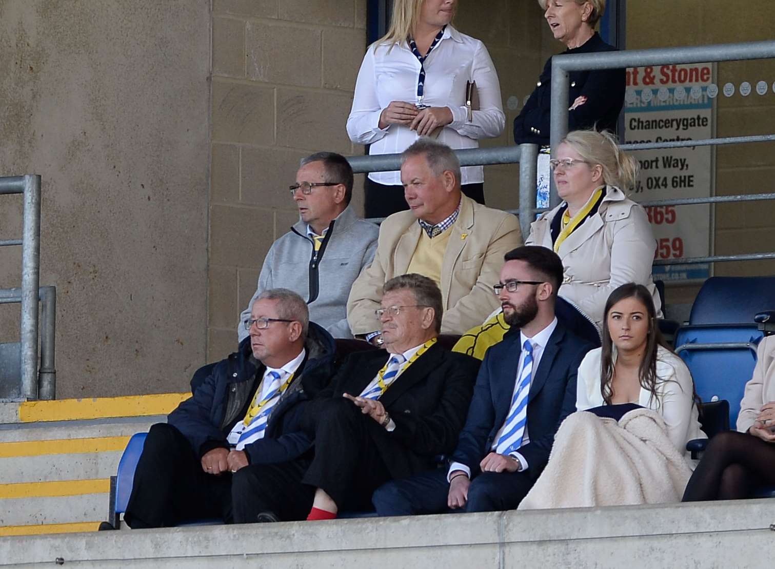 Gills chairman Paul Scally watching on at Oxford Picture: Ady Kerry