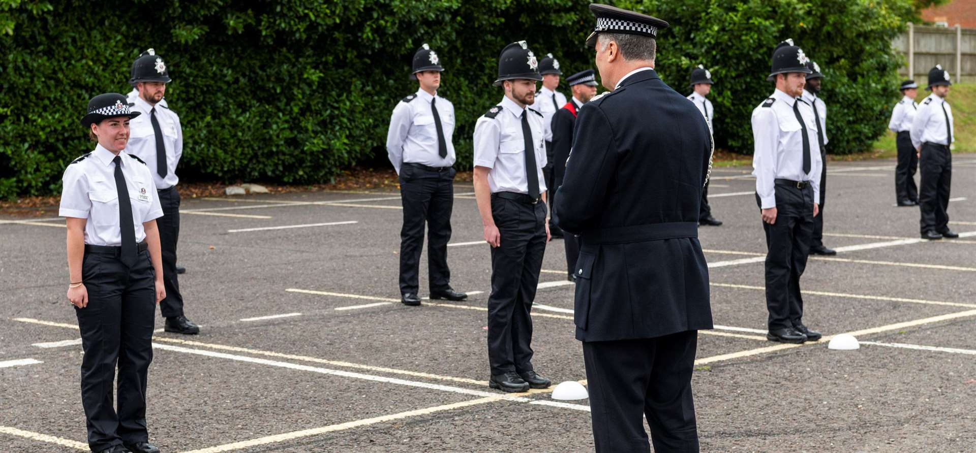 Chief Constable Alan Pughsley welcomed the new recruits