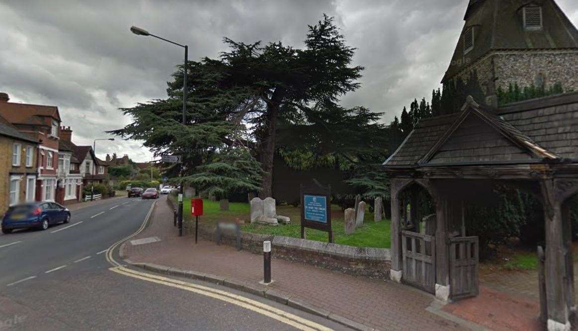 Bexley High Street is reported to have been closed because of a flood. Picture: Google