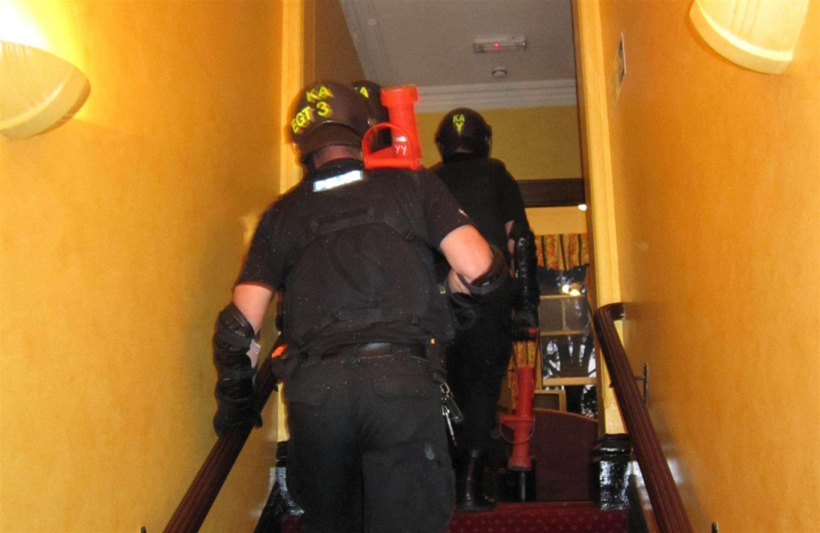 Officers searched the Stone Court Hotel in 2012