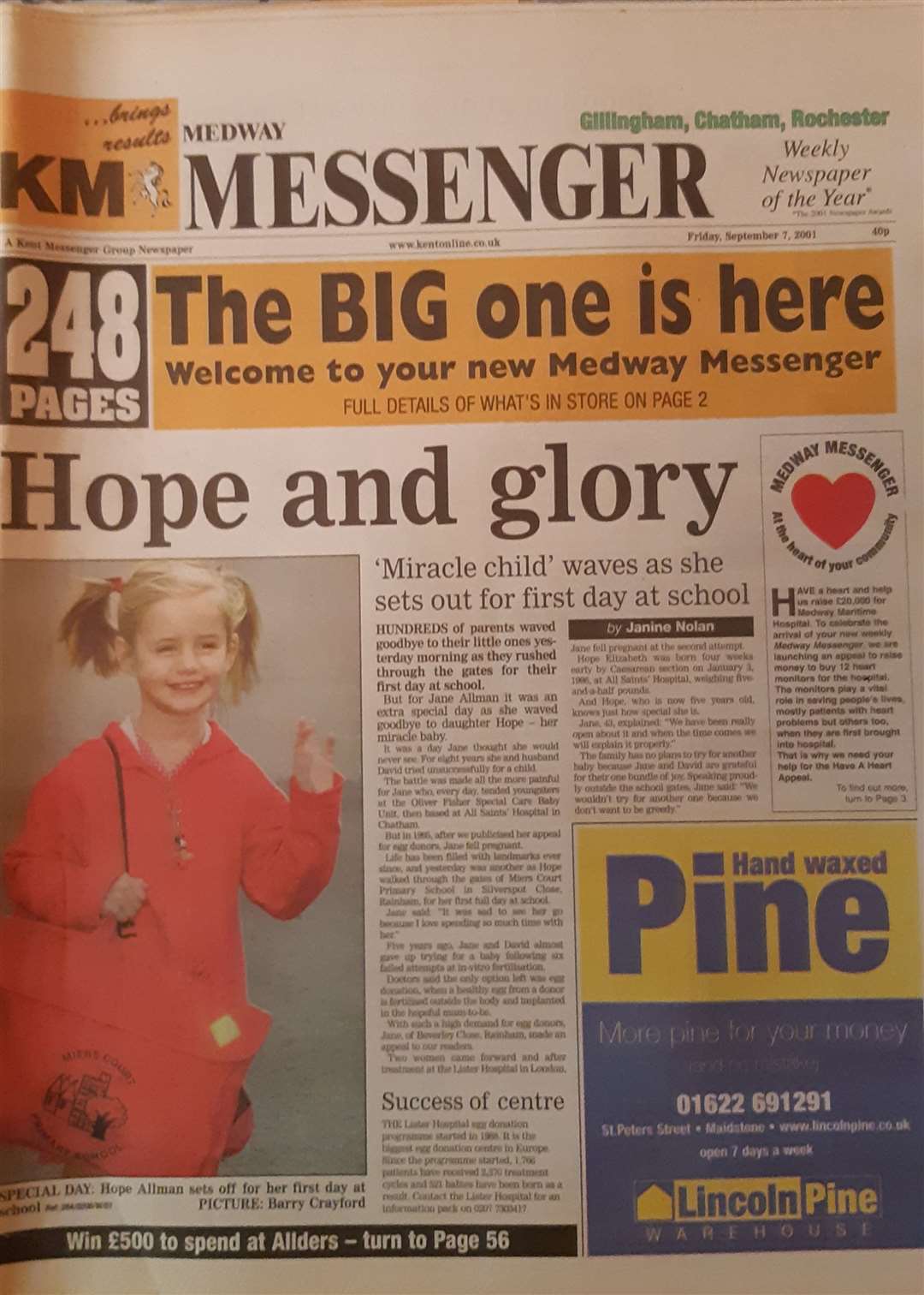 Medway Messenger first edition