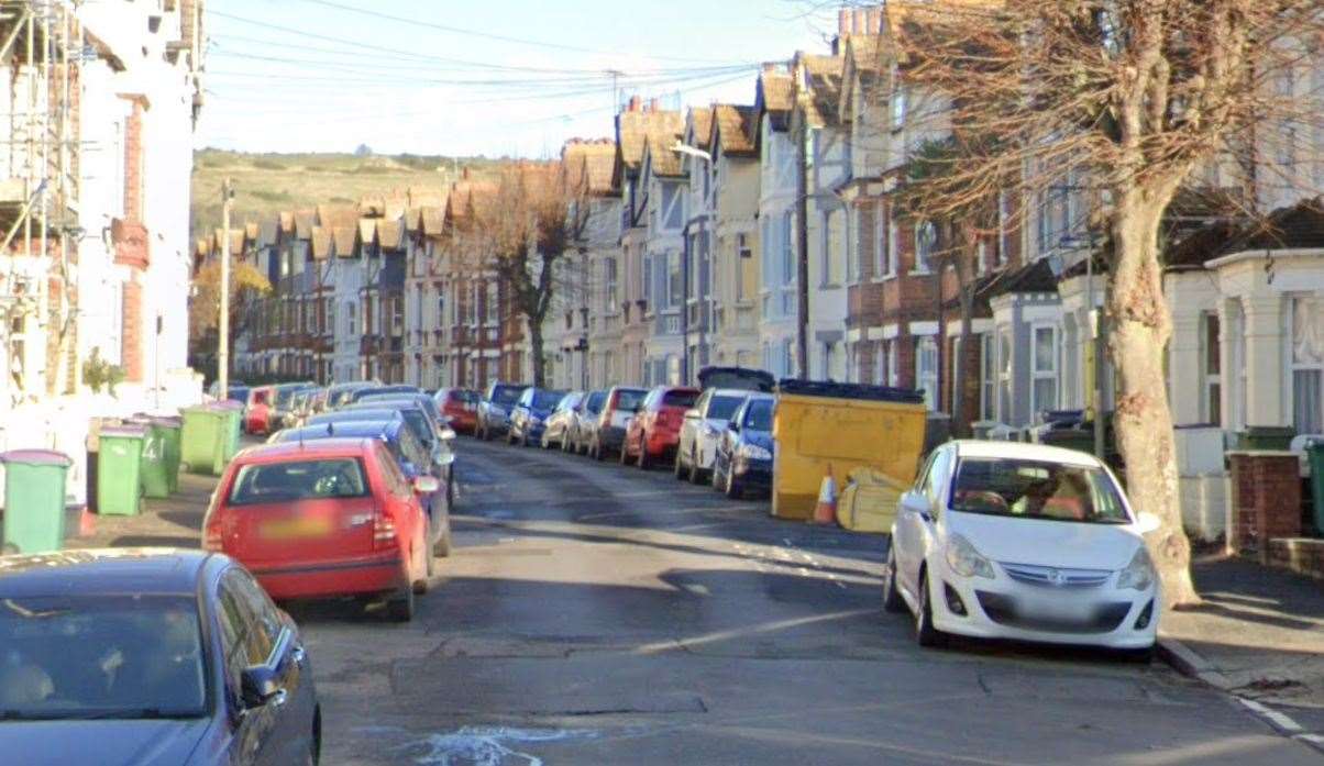 Police have launched an investigation following the vandalism in Linden Crescent, Folkestone. Picture: Google