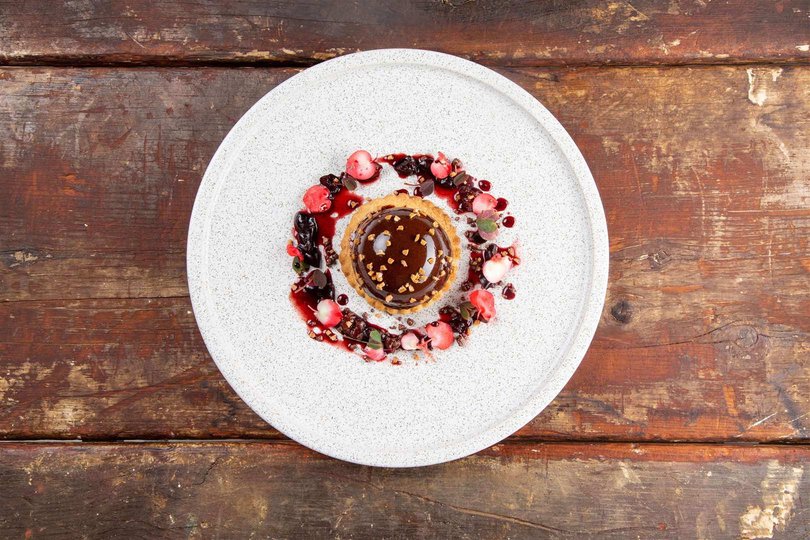 The millionaire's shortbread dessert is another example of Robbie taking retro dishes and putting his modern culinary twist on it. Picture: Only Food and Courses