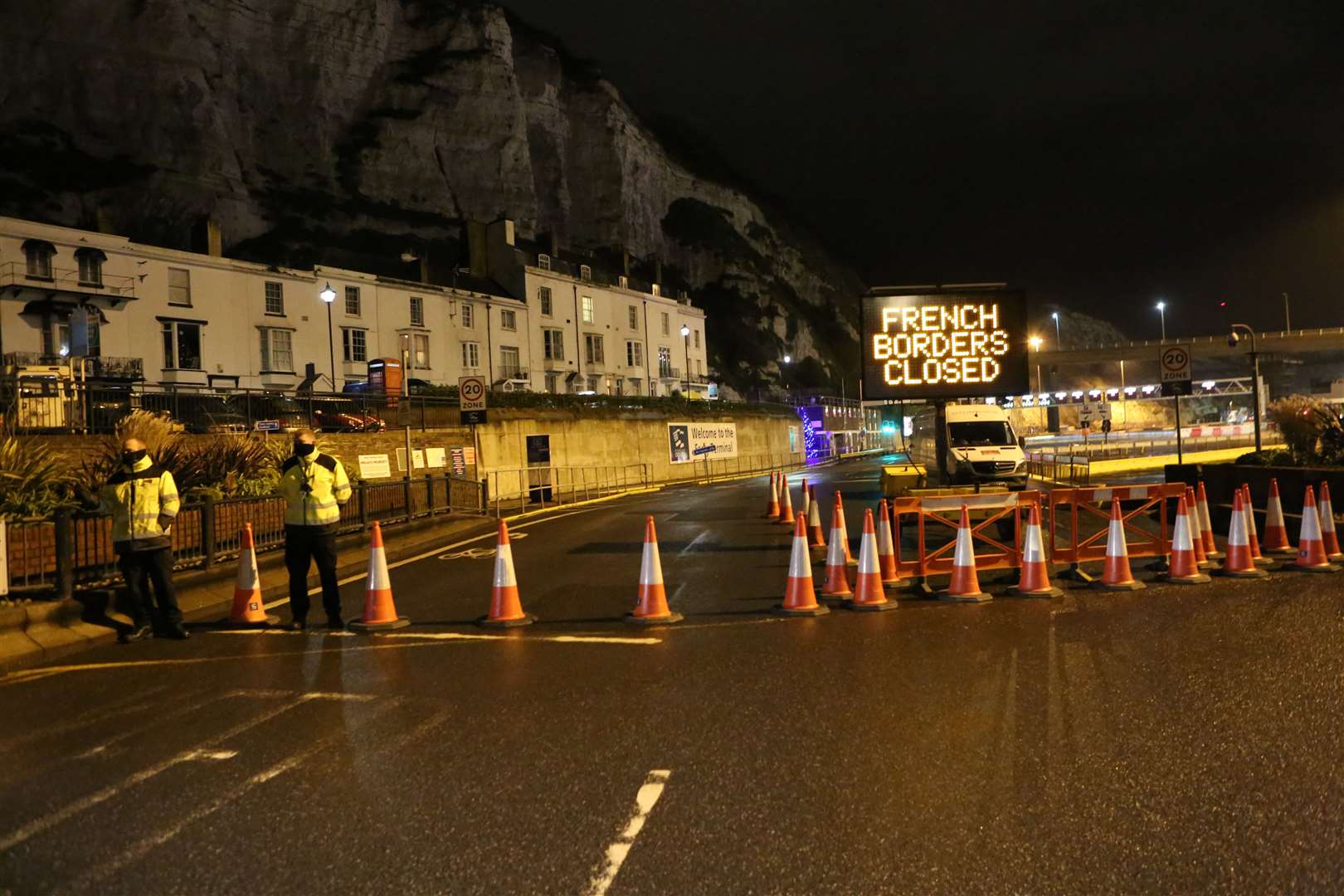 The Port of Dover is closed. Picture: UK News in Pictures