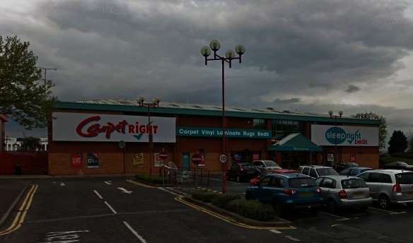 Carpetright's store in Gravesend. Picture: Google Maps