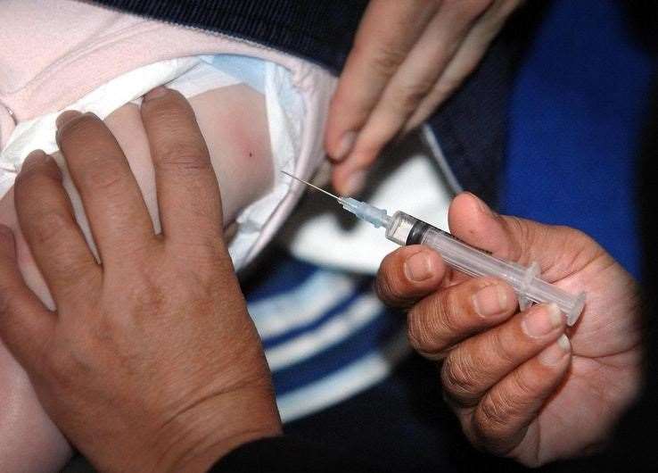 Health officials are concerned about the drop in numbers coming forward for an MMR jab