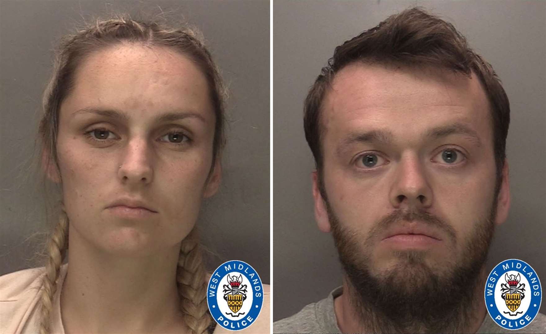 Emma Tustin and and Thomas Hughes (West Midlands Police/PA)