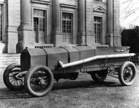 A picture of the famous Chitty 1 racing car which is being auctioned for the £70,000 appeal for St Mary's Church, Bishopsbourne.